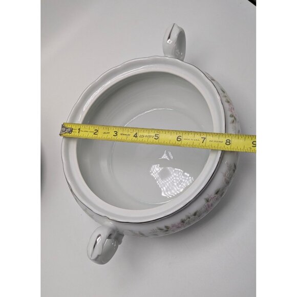 Sheffield Classic 501 Japan Covered Vegetable Serving Dish Bowl Floral Design - Picture 3 of 16